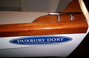 dory rail and cleat detail